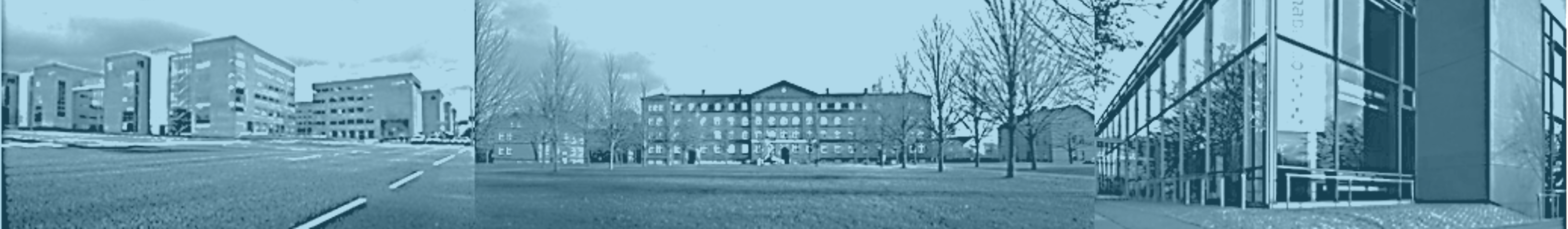 Instituttets tre lokationer i Aarhus.